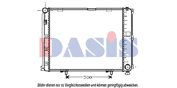AKS DASIS Radiators, Motora dzesēšanas sistēma 122680N